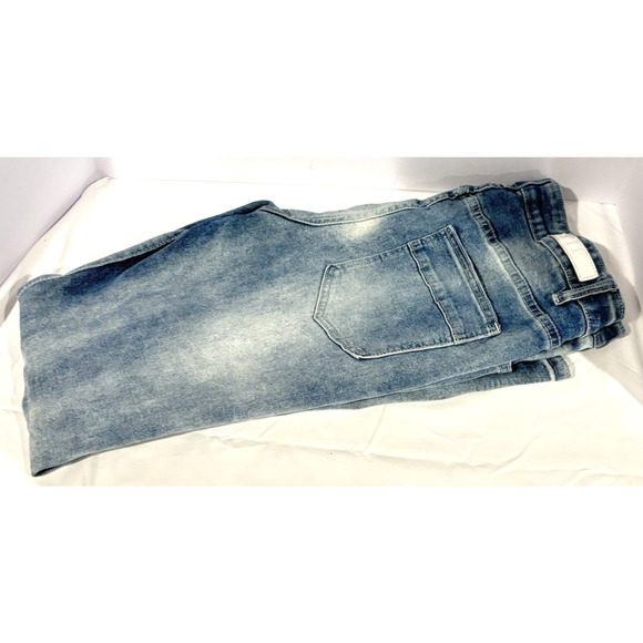 M. Society Politically Incorrect Men's Jeans Distressed Light Denim 40 x 32 Pant - Picture 13 of 16